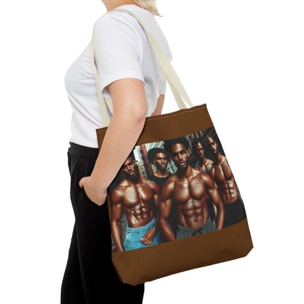 Tote Bag (AOP) "Strength in stance. Power in legacy." - Image 48