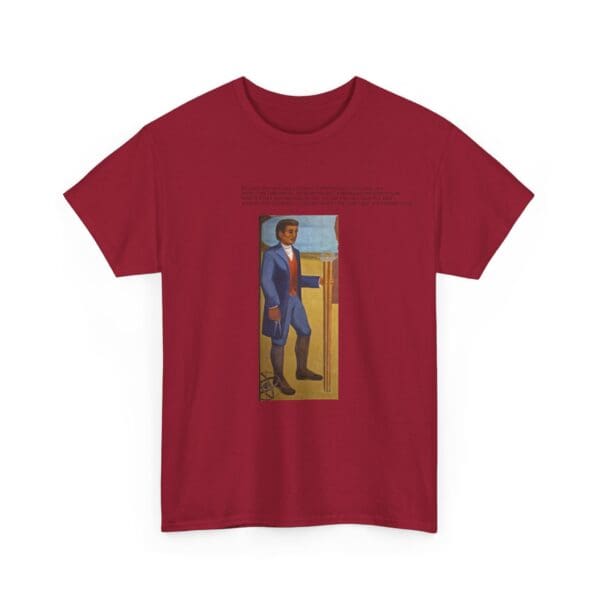 Unisex Heavy Cotton Tee "Benjamin Banneker: Mathematician, Astronomer, Trailblazer." - Image 51