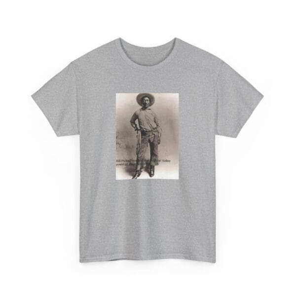 Unisex Heavy Cotton Tee "Bill Pickett: The Bulldogging Legend Lives On." - Image 19