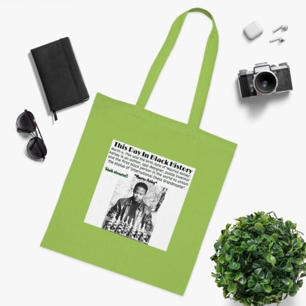 Cotton Canvas Tote Bag "Master Your Move – Carry Grandmaster Ashley’s Legacy" - Image 12