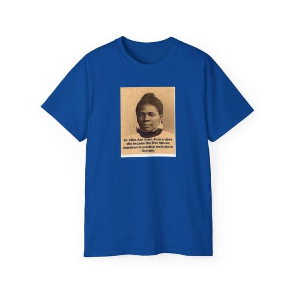 Unisex Ultra Cotton Tee "Dr. Eliza Ann Grier: From Cotton Fields to Medical Excellence." - Image 29