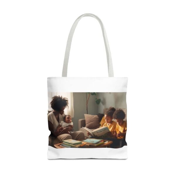 Tote Bag (AOP) “She Holds the Future. They Read the Past.” - Image 33