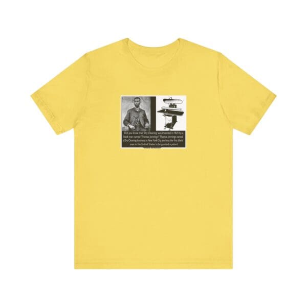 Unisex Jersey Short Sleeve Tee "Thomas L. Jennings: First Black Patent Holder, Forever a Trailblazer" - Image 25