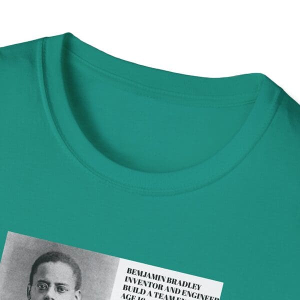 Unisex Softstyle T-Shirt "Benjamin Bradley: Steam Power, Genius, and Resilience." - Image 31