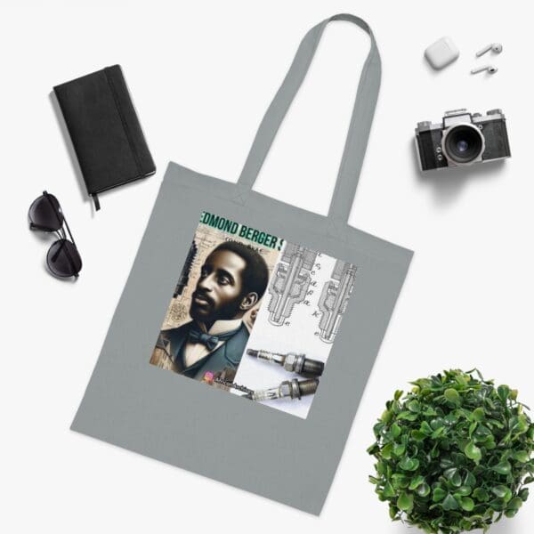 Tote Bag (AOP) "Spark Innovation – Carry Edmond Berger’s Colorful Legacy" - Image 6