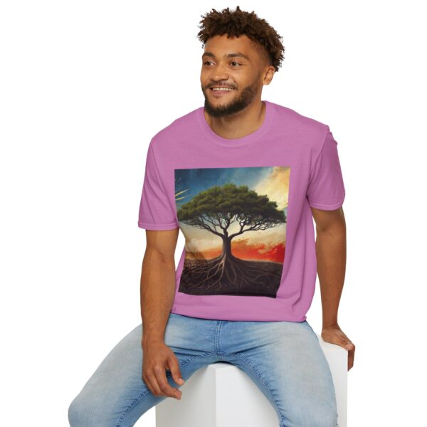 Unisex Softstyle T-Shirt with Inspirational Tree Design - Nature Lover Gift - Image 77