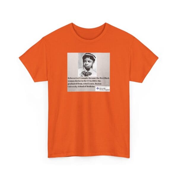 Unisex Heavy Cotton Tee "Rebecca Lee Crumpler: First Black Woman Doctor, Forever a Trailblazer." - Image 23