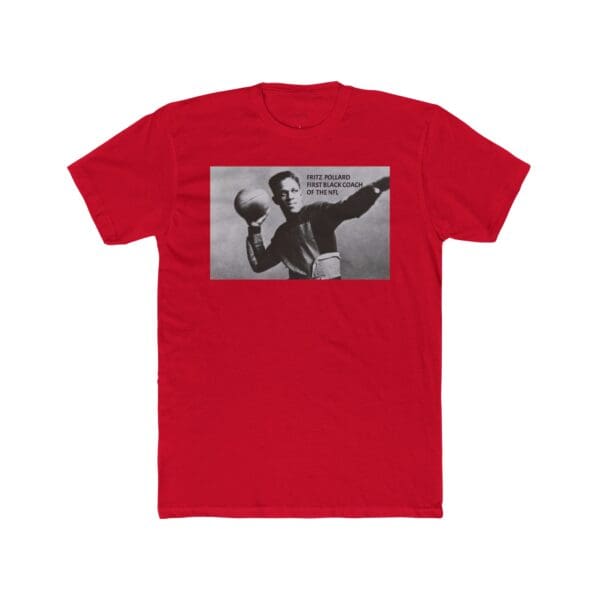Unisex Cotton Crew Tee "Fritz Pollard: The First Black NFL Coach & Trailblazer" - Image 37