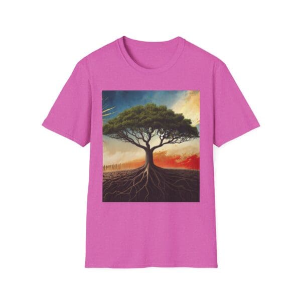 Unisex Softstyle T-Shirt with Inspirational Tree Design - Nature Lover Gift - Image 78