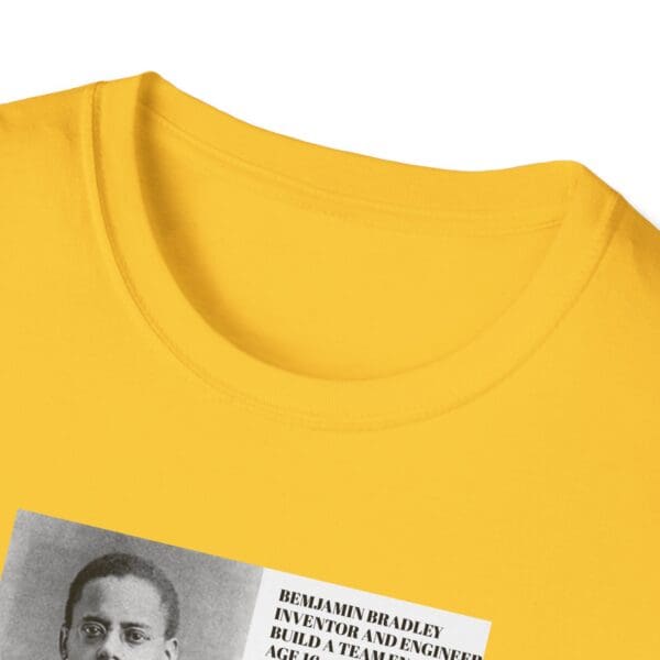 Unisex Softstyle T-Shirt "Benjamin Bradley: Steam Power, Genius, and Resilience." - Image 27