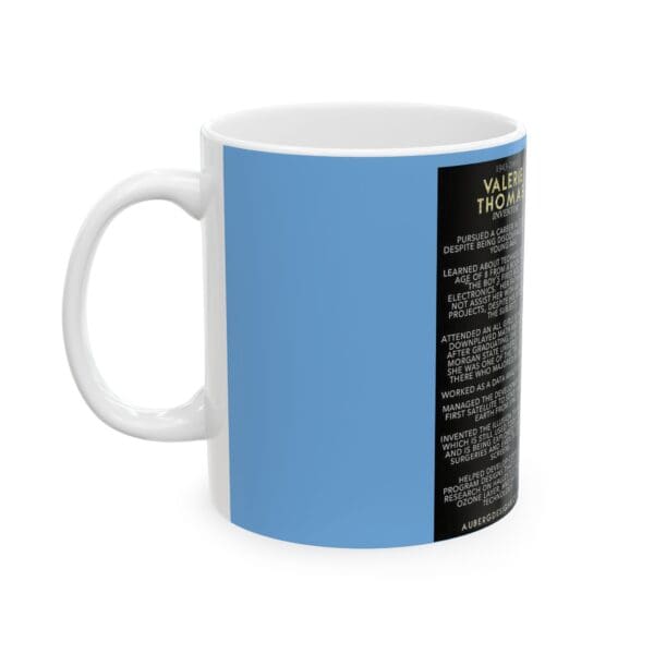 Ceramic Mug 15oz Valerie Thomas: Turning Science into Sight." - Image 3