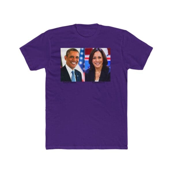 Unisex Cotton Crew Tee "First Black President, First Woman VP—A Legacy of Change" - Image 25