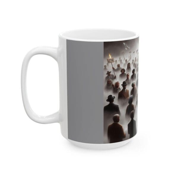 Ceramic Mug, (11oz, 15oz) "Through the Mist, We Rise" - Image 7