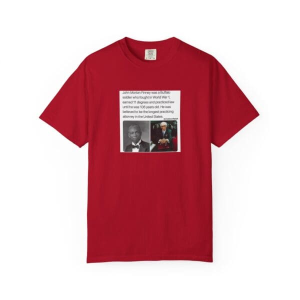 Unisex Garment-Dyed T-shirt "John Morton-Finney: Eleven Degrees, One Unbreakable Spirit." - Image 65