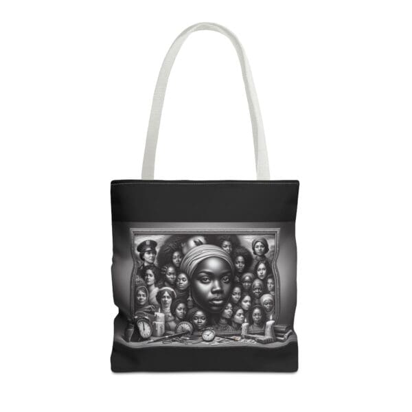 Tote Bag (AOP) “One Woman’s Strength. Generations Stand Behind Her.” - Image 15