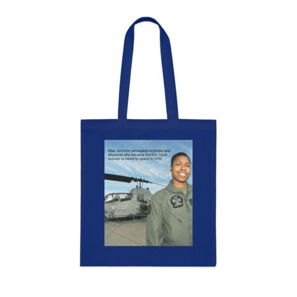 Cotton Canvas Tote Bag "Dream. Dare. Discover — Carry the Legacy of Mae Jemison" - Image 17