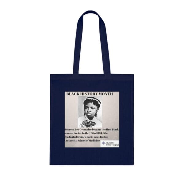 Cotton Canvas Tote Bag "Heal History – Carry Rebecca Lee Crumpler’s Legacy" - Image 16