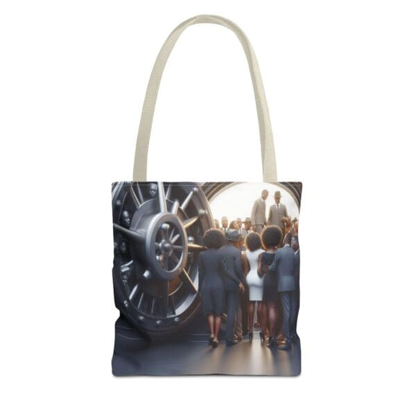Tote Bag (AOP) "The vault opens. The stories remain." - Image 37