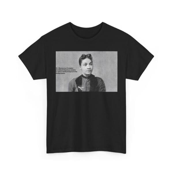 Unisex Heavy Cotton Tee "Dr. Rebecca Lee Crumpler: First Black Woman Doctor in the U.S." - Image 11