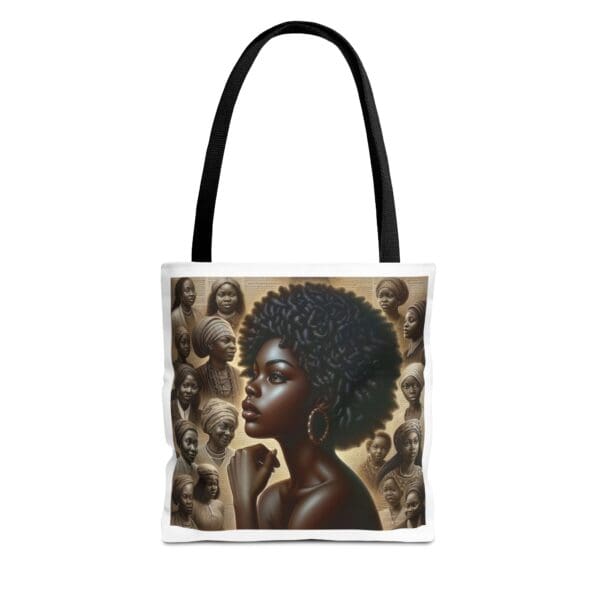 Tote Bag (AOP) "A gaze unbroken. A legacy unshaken."