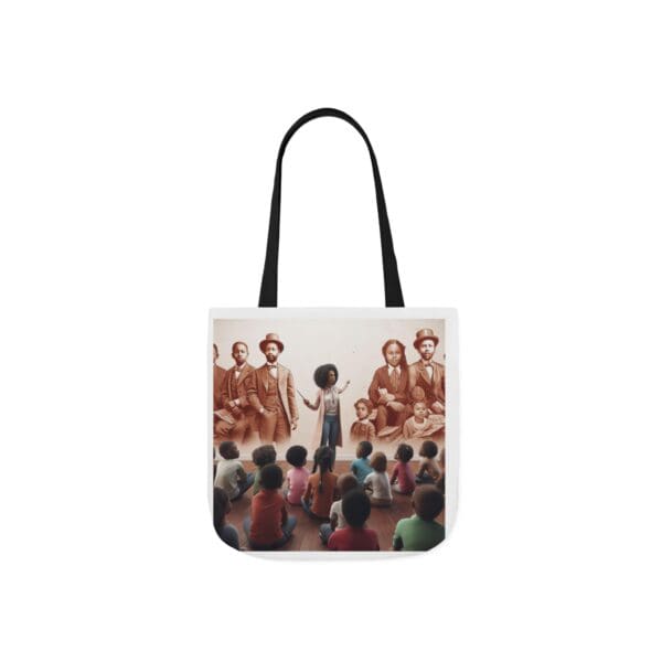 Natural Tote Bag "Pointed toward history, carried into the future." - Image 5