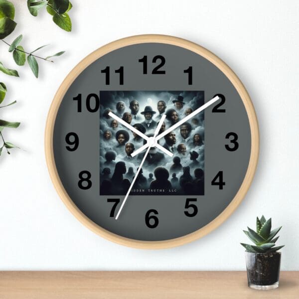 Wall Clock "Through the Mist, History Speaks." - Image 12