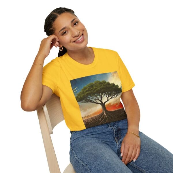 Unisex Softstyle T-Shirt with Inspirational Tree Design - Nature Lover Gift - Image 35