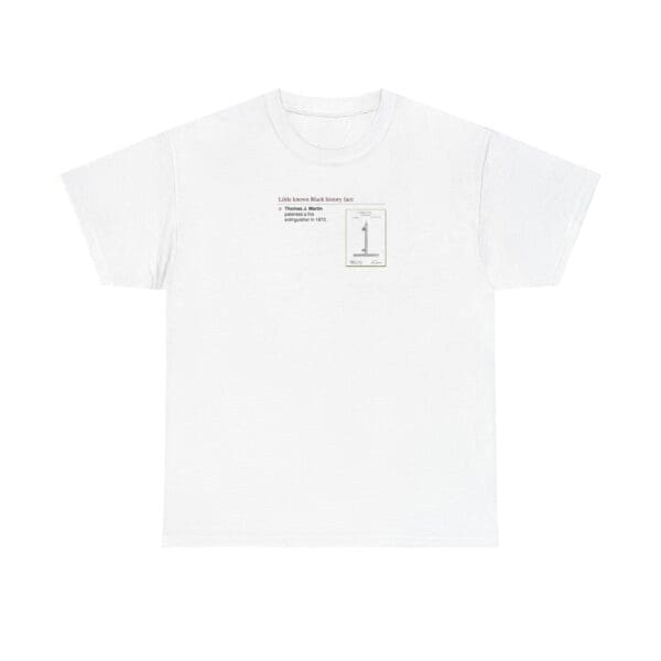 Unisex Heavy Cotton Tee "Fire Safety Revolutionized—Thomas J. Martin’s Legacy Burns Bright."