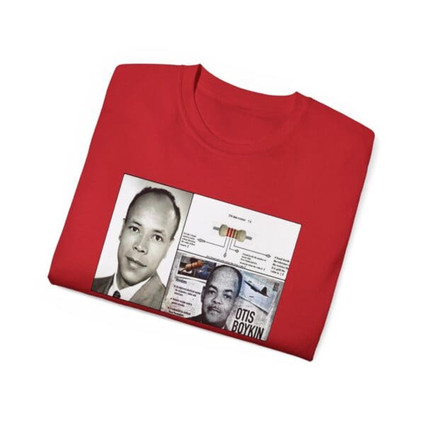 Unisex Ultra Cotton Tee "Otis Boykin: The Genius Behind Modern Electronics" - Image 56