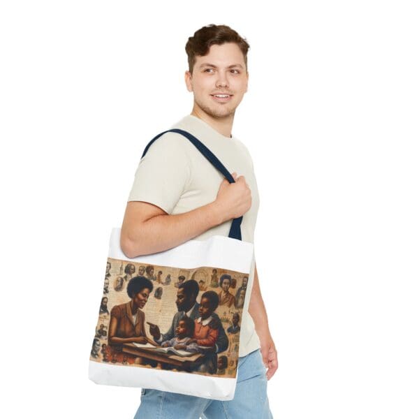 Tote Bag (AOP) Wear the Story. Teach the Truth.” - Image 59