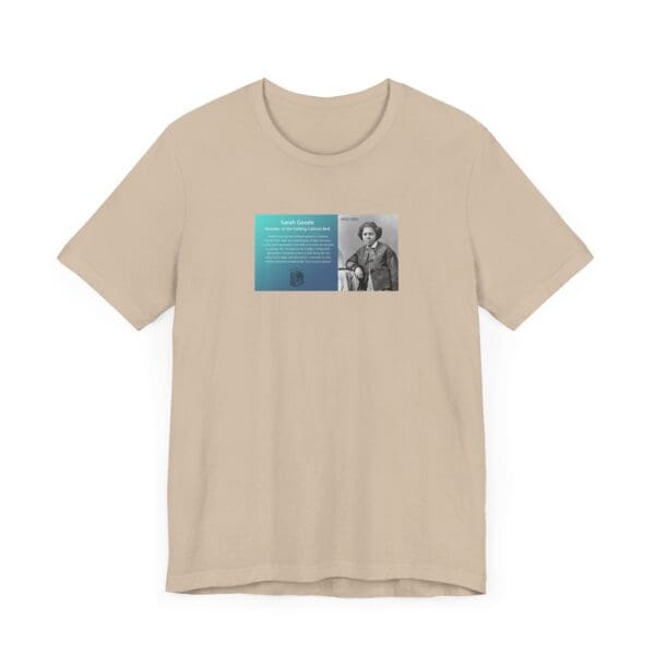 Unisex Jersey Short Sleeve Tee  "Sarah E. Goode: The Mind That Transformed Space" - Image 23