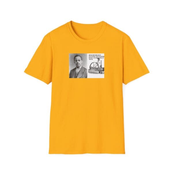 Unisex Softstyle T-Shirt "Benjamin Bradley: Steam Power, Genius, and Resilience." - Image 13