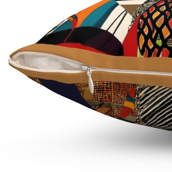 Vibrant Abstract Pillow – Bohemian Home Decor Accent Art for Your Space, Comfort for Your Soul." - Image 3
