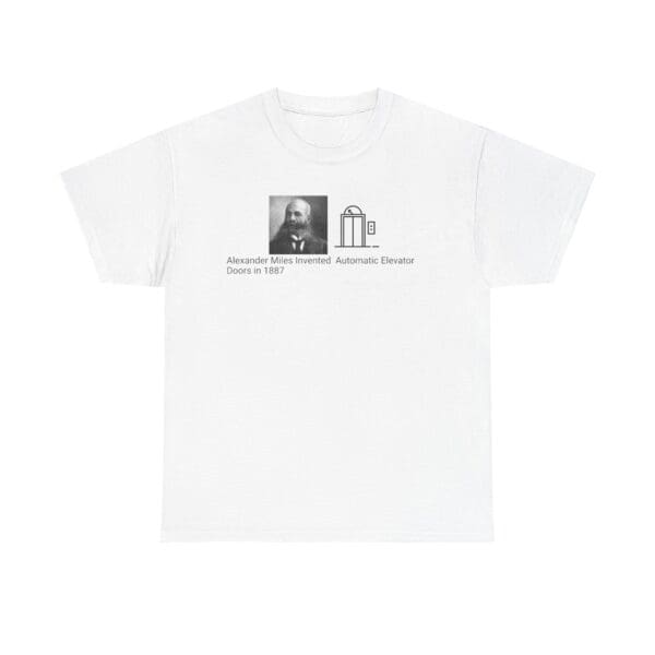 Unisex Heavy Cotton Tee "Alexander Miles: Elevating Innovation, One Step at a Time."