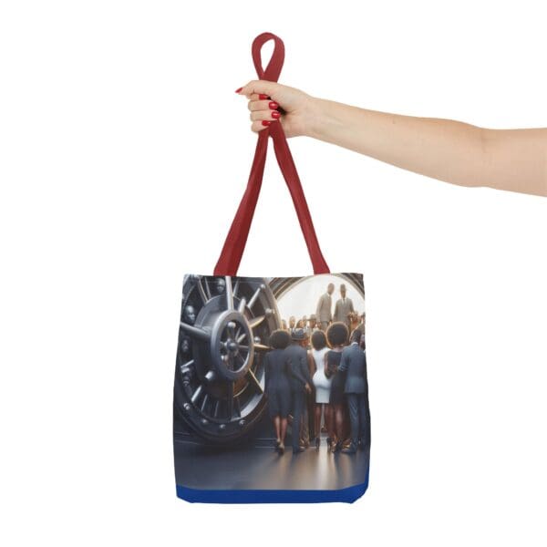 Tote Bag (AOP) "The vault opens. The stories remain." - Image 16