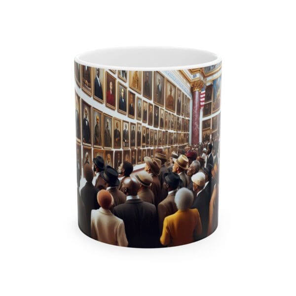 Ceramic Mug, (11oz, 15oz) "Where Art Speaks and Time Remembers."