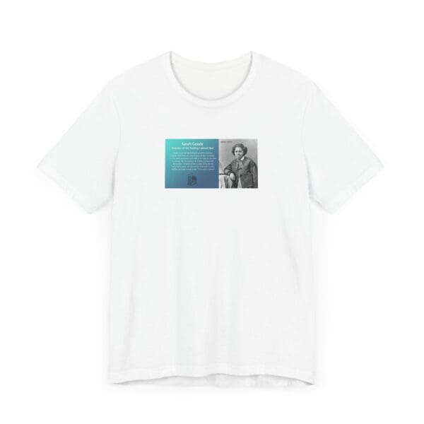 Unisex Jersey Short Sleeve Tee  "Sarah E. Goode: The Mind That Transformed Space" - Image 3