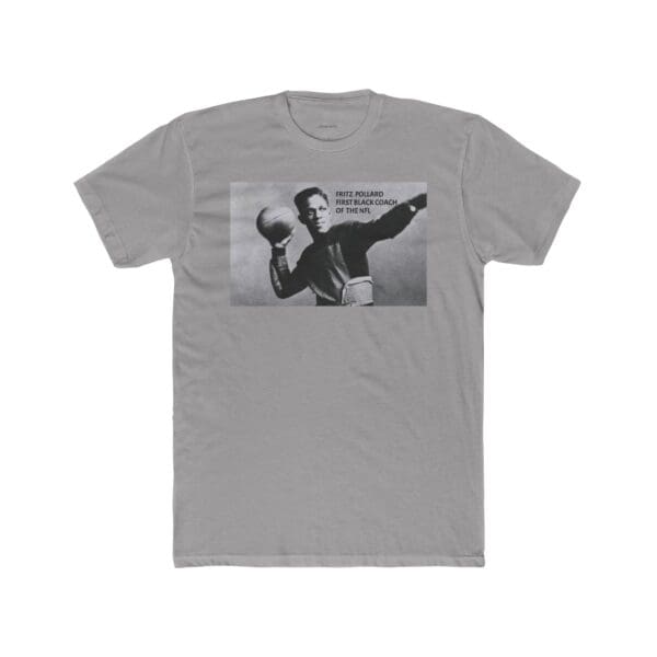 Unisex Cotton Crew Tee "Fritz Pollard: The First Black NFL Coach & Trailblazer" - Image 4