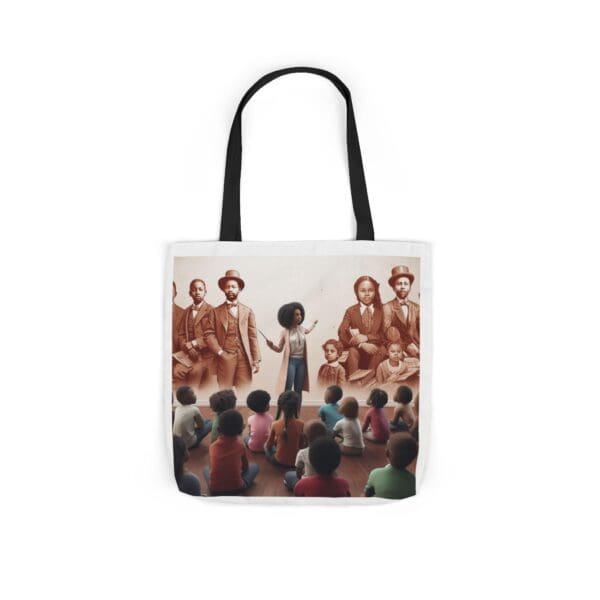 Natural Tote Bag "Pointed toward history, carried into the future." - Image 46
