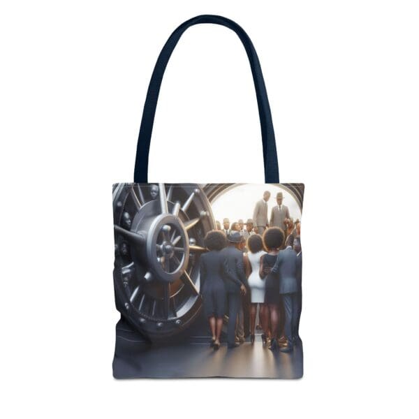 Tote Bag (AOP) "The vault opens. The stories remain." - Image 49
