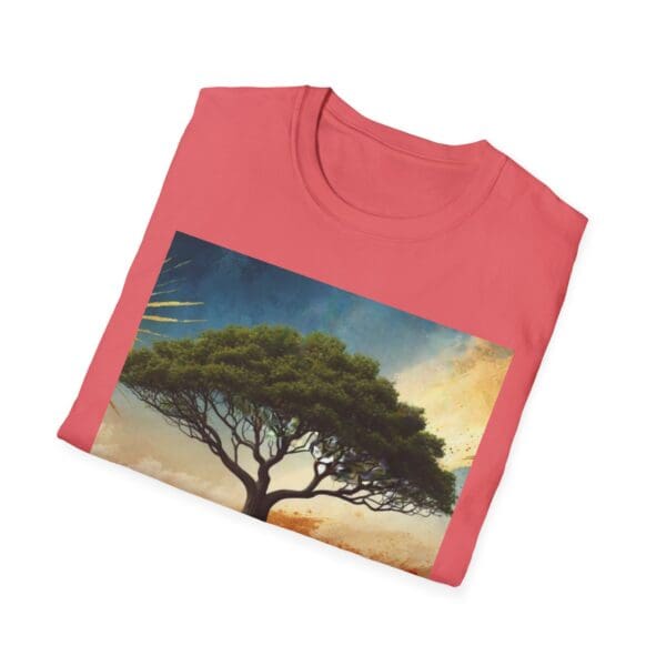 Unisex Softstyle T-Shirt with Inspirational Tree Design - Nature Lover Gift - Image 4