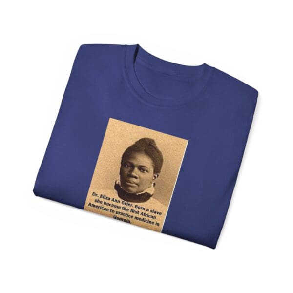 Unisex Ultra Cotton Tee "Dr. Eliza Ann Grier: From Cotton Fields to Medical Excellence." - Image 36