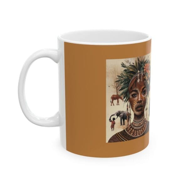 Ceramic Mug, (11oz, 15oz) The Wild and the Regal—A Story in Every Sip" - Image 3