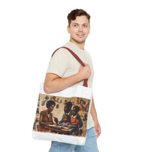Tote Bag (AOP) Wear the Story. Teach the Truth.” - Image 23