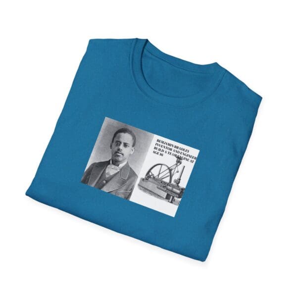 Unisex Softstyle T-Shirt "Benjamin Bradley: Steam Power, Genius, and Resilience." - Image 40