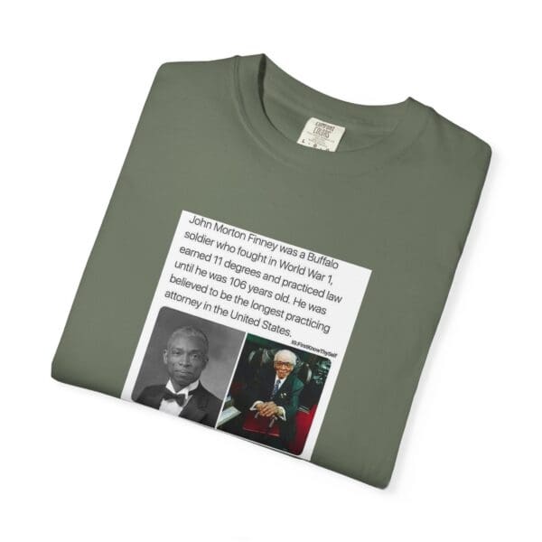 Unisex Garment-Dyed T-shirt "John Morton-Finney: Eleven Degrees, One Unbreakable Spirit." - Image 23