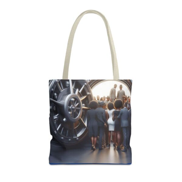 Tote Bag (AOP) "The vault opens. The stories remain." - Image 41