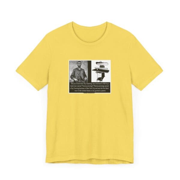Unisex Jersey Short Sleeve Tee "Thomas L. Jennings: First Black Patent Holder, Forever a Trailblazer" - Image 27