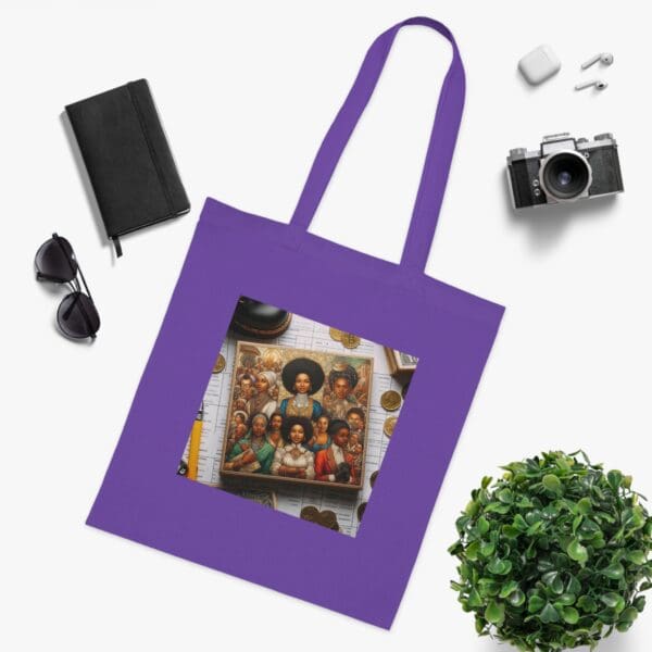 Cotton Canvas Tote Bag "A Vision of Strength—Wear Your Inspiration - Image 24
