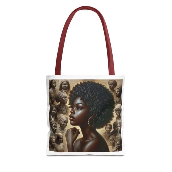 Tote Bag (AOP) "A gaze unbroken. A legacy unshaken." - Image 13